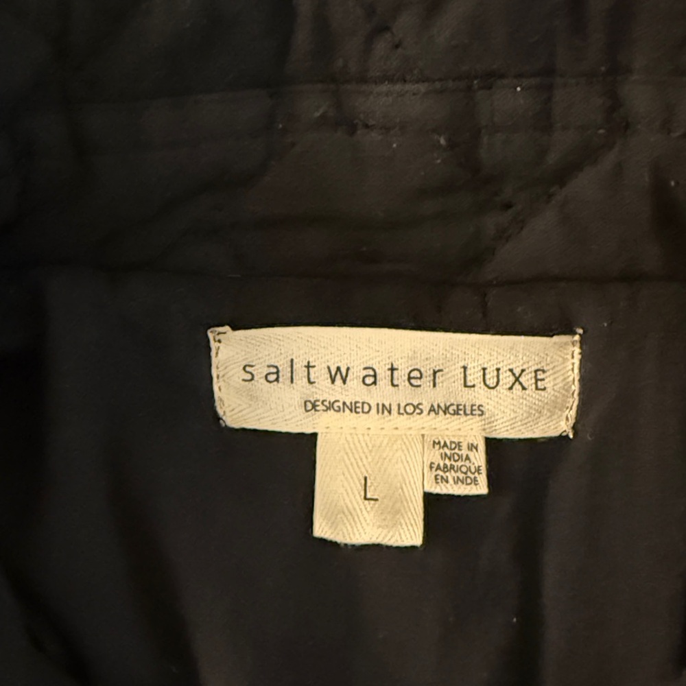 Saltwater LUXE Black Utility Jacket
